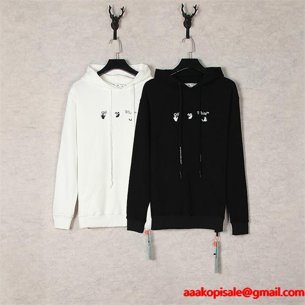 2026新作 人気注目 プリント パーカー ストリート Off-White オフホワイト コピー