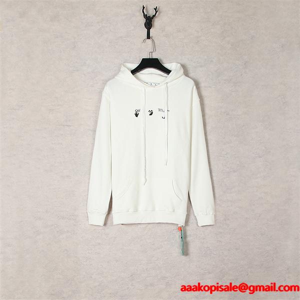 2026新作 人気注目 プリント パーカー ストリート Off-White オフホワイト コピー