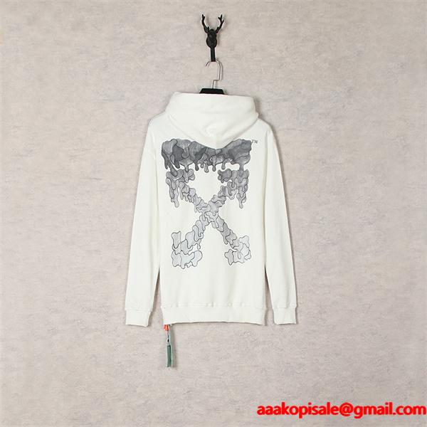 2026新作 人気注目 プリント パーカー ストリート Off-White オフホワイト コピー