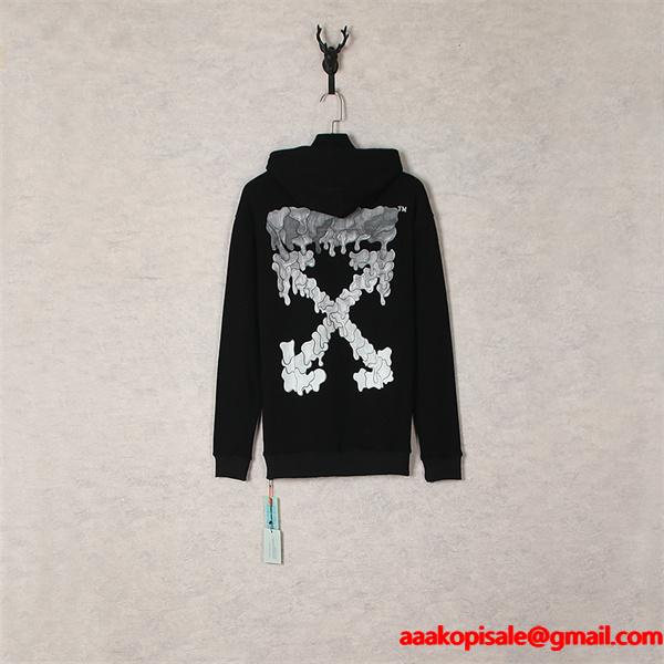 2026新作 人気注目 プリント パーカー ストリート Off-White オフホワイト コピー