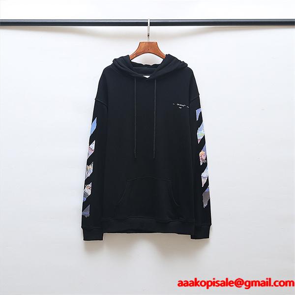 Off-White オフホワイト コピー 高級感演出 ミニマル立体ロゴ スウェット 定番モデル