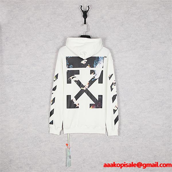 2026新作 Off-White オフホワイト コピー バックプリント パーカー