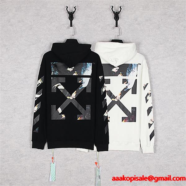2026新作 Off-White オフホワイト コピー バックプリント パーカー