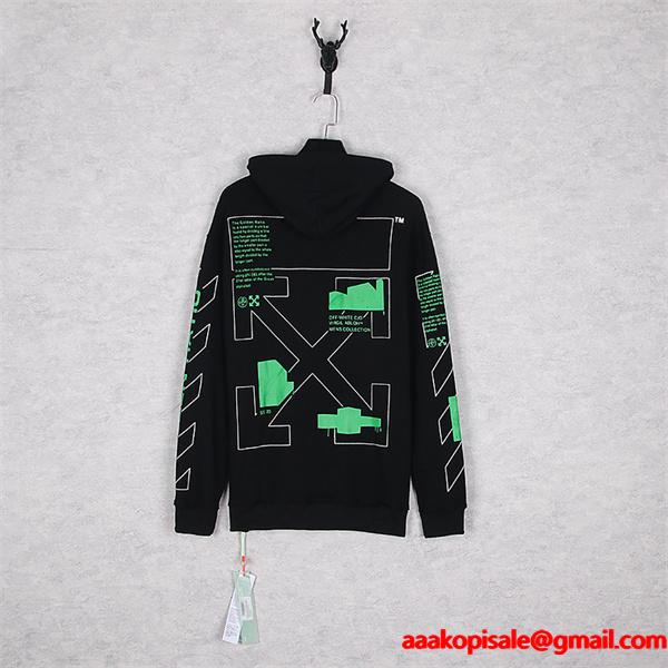 Off-White オフホワイト コピー  激安 背面デザイン フーディー 注目アイテム 新作コーデ