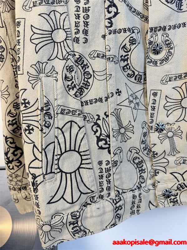 2026新作 個性派必見 プリント CHROME HEARTS クロムハーツ コピー フーディー アート感 