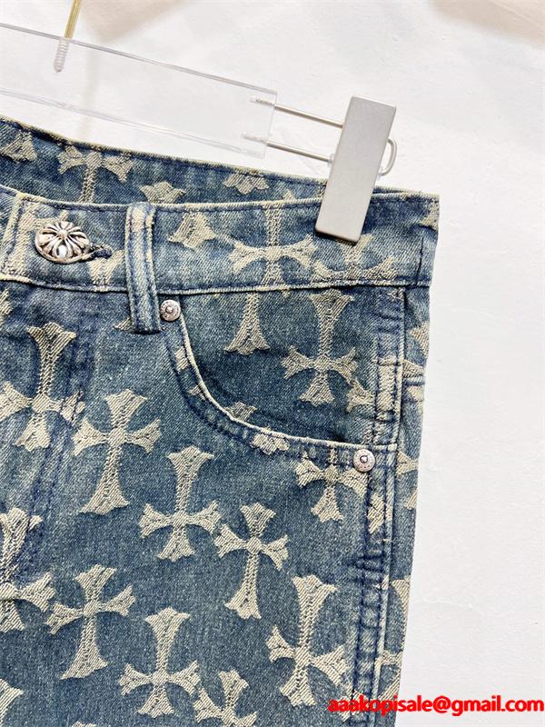 数量限定 CHROME HEARTS クロムハーツ コピー デニムパンツ 重厚 ヴィンテージ感 2026新作