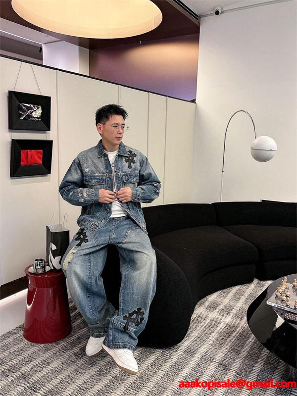 2026新作 期間限定 デニムパンツ お洒落 当店イチオシ CHROME HEARTS クロムハーツ コピー