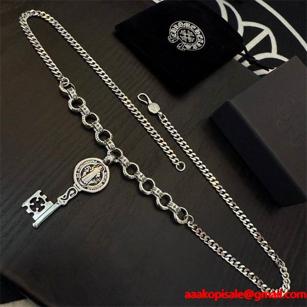入手困難 シルバーネックレス 2026新作 希少 注目 CHROME HEARTS クロムハーツ コピー