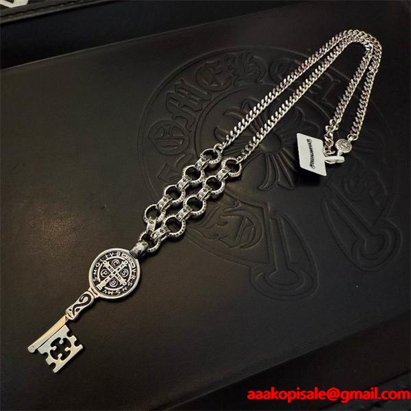 入手困難 シルバーネックレス 2026新作 希少 注目 CHROME HEARTS クロムハーツ コピー