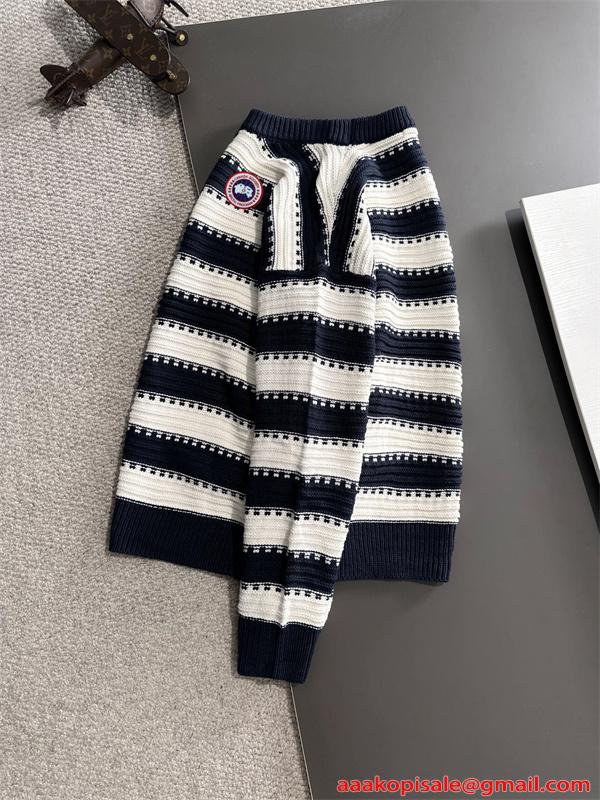 トレンド最前線 ネイビー Canada Goose カナダグース コピー ニット お洒落 防寒対策 新作