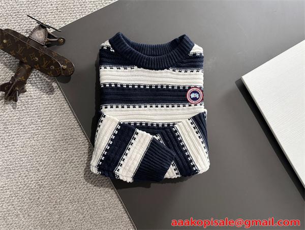 トレンド最前線 ネイビー Canada Goose カナダグース コピー ニット お洒落 防寒対策 新作