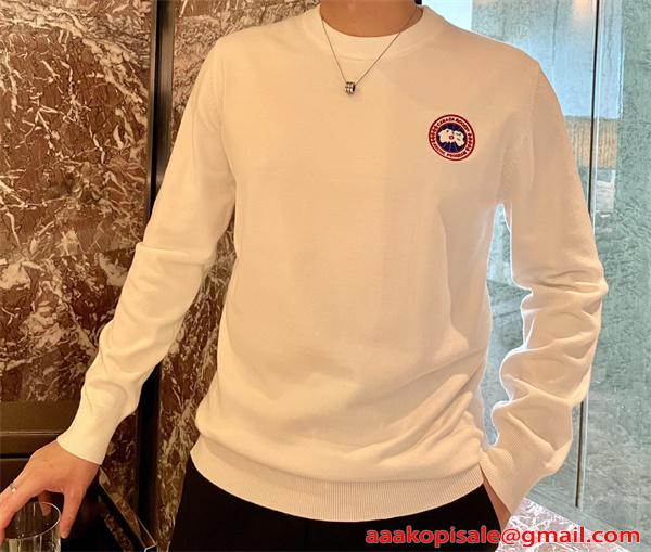 定番人気 ブラック Canada Goose カナダグース コピー ニット 快適 肌触り良好 2026新作