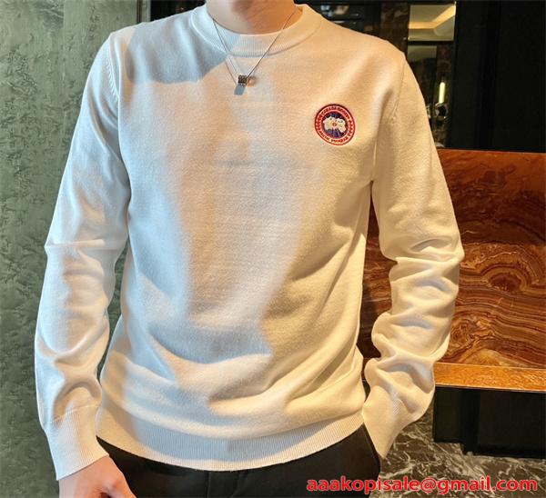 定番人気 ブラック Canada Goose カナダグース コピー ニット 快適 肌触り良好 2026新作