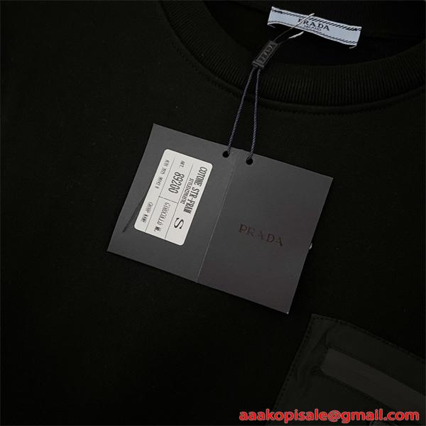 PRADA プラダ コピー 高級感 快適 プリント ジップアップ パーカー メンズ向け