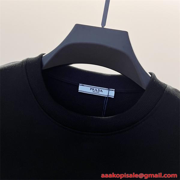 PRADA プラダ コピー 高級感 快適 プリント ジップアップ パーカー メンズ向け