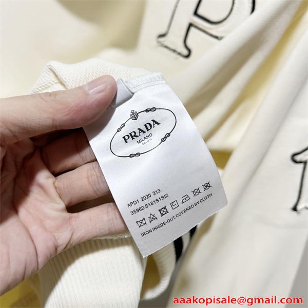 本格派 モード系 2026新作 ジップパーカー 大人スタイル PRADA プラダ コピー