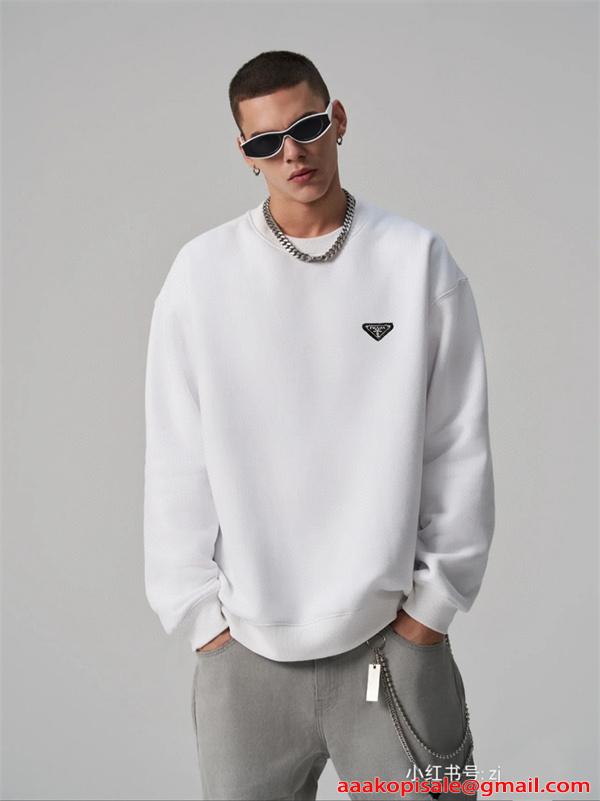 入手困難 都会的 快適 2026新作 PRADA プラダ コピー 長袖 着心地最高