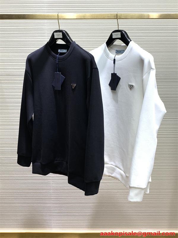 PRADA プラダ コピー 期間限定 上品 人気 シンプル 2026新作 スウェット