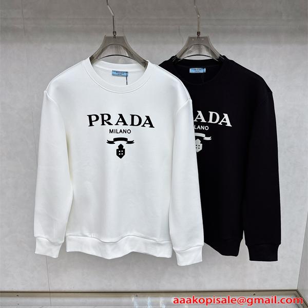 トレンド映え クラシック 洗練 着心地抜群 PRADA プラダ コピー スウェット