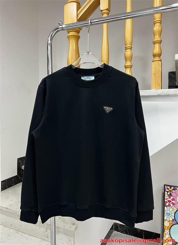 人気注目 ロゴ映え 2026新作 PRADA プラダ コピー スウェット プレミアム おすすめ 