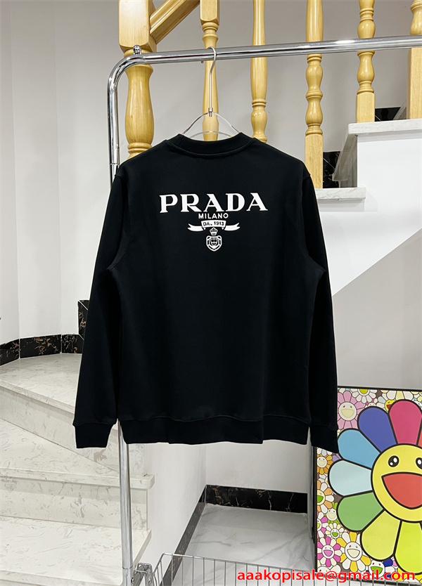 人気注目 ロゴ映え 2026新作 PRADA プラダ コピー スウェット プレミアム おすすめ 