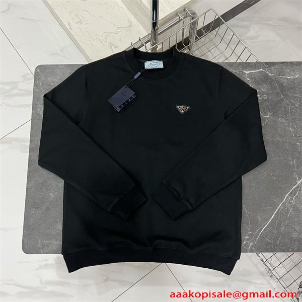 人気注目 ロゴ映え 2026新作 PRADA プラダ コピー スウェット プレミアム おすすめ 