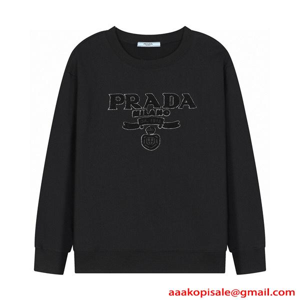 PRADA プラダ コピー 入手困難 ミニマル設計 2026新作 上品ブラック トップス