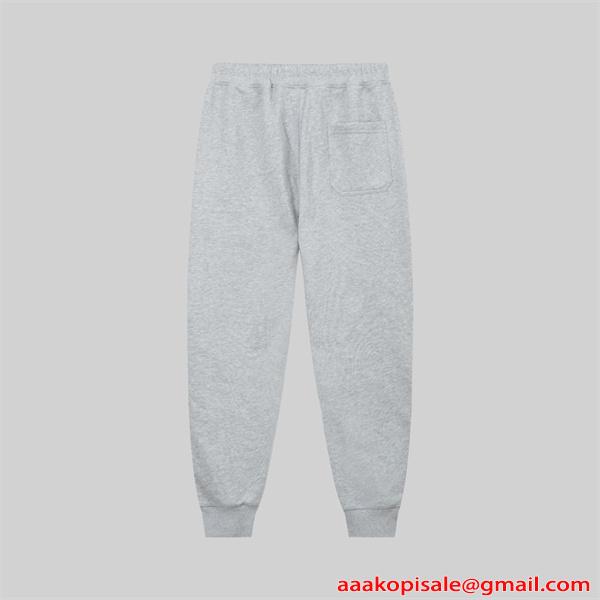 入手困難 ブラック  PRADA プラダ コピー スウェットパンツ プレミアム