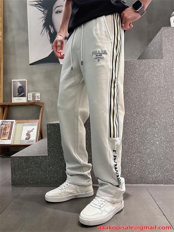人気モデル着用 PRADA プラダ コピー ジョガーパンツ モード