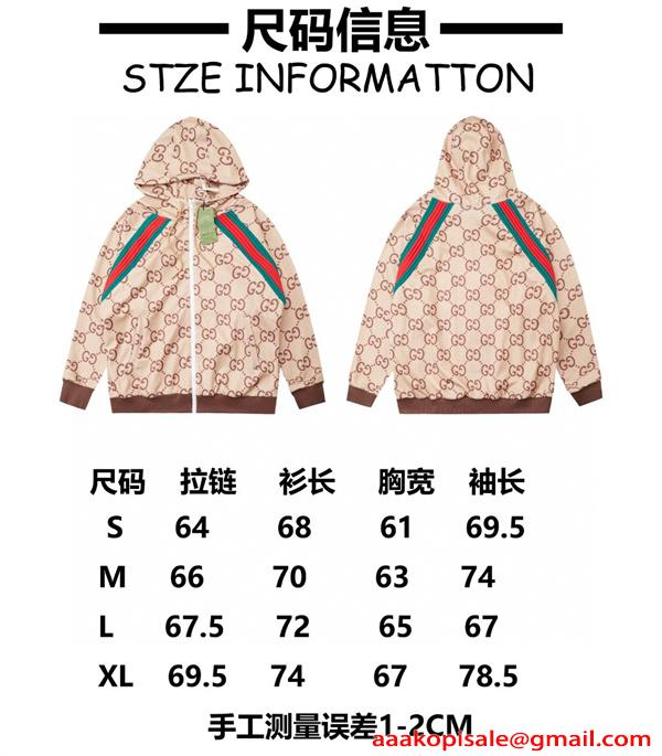 パーカー ジップアップ フーディ ストリート トレンド新作 GUCCI グッチ コピー