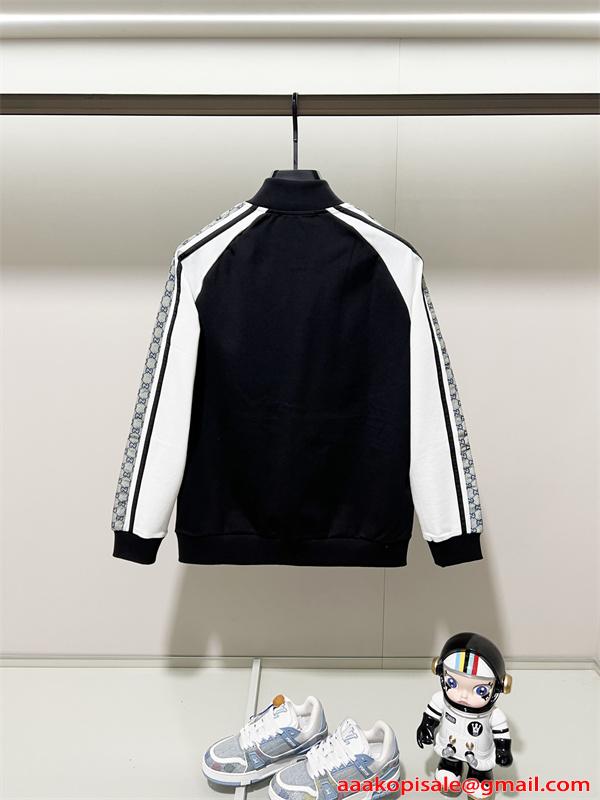 ジャージ ジャケット フルジップ スポーティー 定番人気 GUCCI グッチ コピー