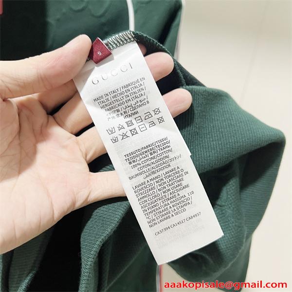 GUCCI ジャケット メンズ エンボスGG グリーン 高級感 グッチ コピー