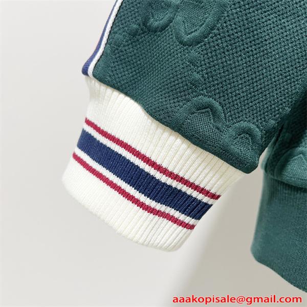 GUCCI ジャケット メンズ エンボスGG グリーン 高級感 グッチ コピー