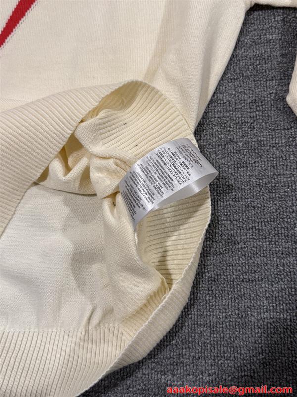 セーター メンズ ホワイト ニット トップス トレンドモデル GUCCI グッチ コピー 