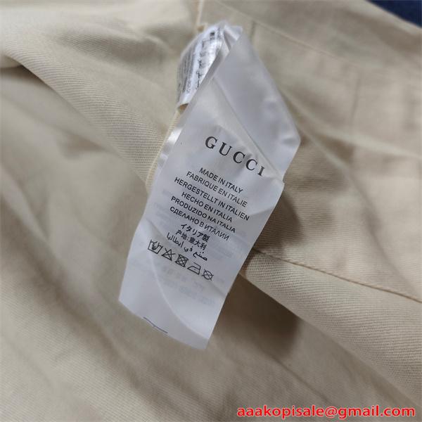 GUCCI グッチ コピー 激安 ブルゾン 刺繍 デニム切替 トレンド新作