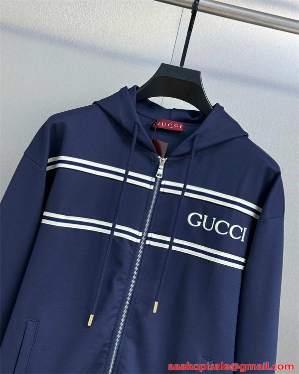 ジップアップ パーカー プリント 定番アイテム GUCCI グッチ コピー 