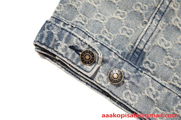 GG柄 GUCCI グッチ コピー  デニムジャケット クラシック 注目新作