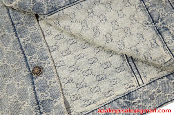 GG柄 GUCCI グッチ コピー  デニムジャケット クラシック 注目新作