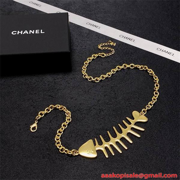 個性派 シャネル コピー CHANEL ネックレス モード系 アクセント 存在感抜群