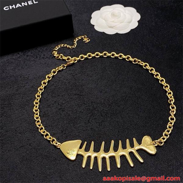 個性派 シャネル コピー CHANEL ネックレス モード系 アクセント 存在感抜群