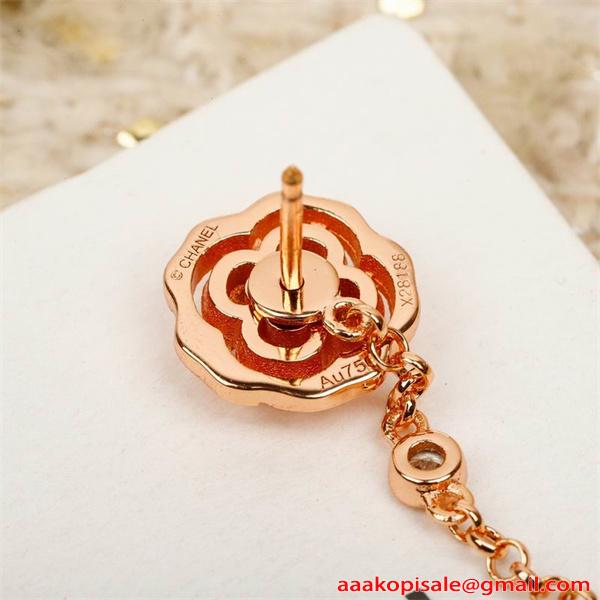 入手困難 ピアス CHANEL シャネル コピー 2026新作 ストーン 揺れる デザイン