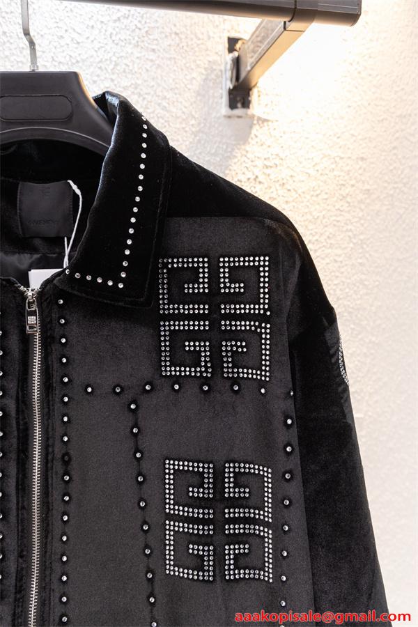 存在感 GIVENCHY ジバンシィ コピー ジャケット 個性派 光沢素材 ラグジュアリー