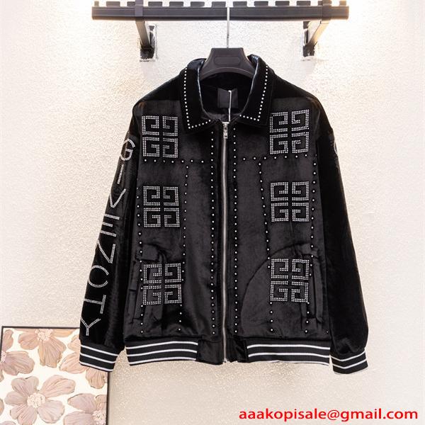 存在感 GIVENCHY ジバンシィ コピー ジャケット 個性派 光沢素材 ラグジュアリー