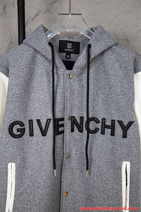 GIVENCHY ジバンシィ コピー 人気急上昇  刺繍ロゴ ジャケット 保温裏地 快適着心地