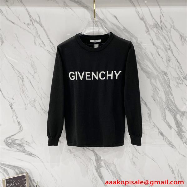 GIVENCHY ジバンシィ コピー 注目 プリント ロングTシャツ 柔らかコットン 通気快適