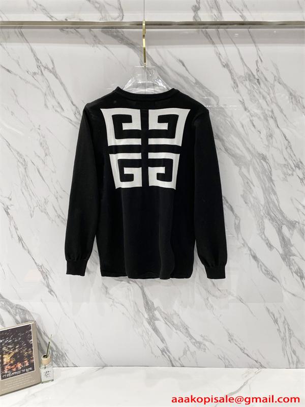 GIVENCHY ジバンシィ コピー 注目 プリント ロングTシャツ 柔らかコットン 通気快適