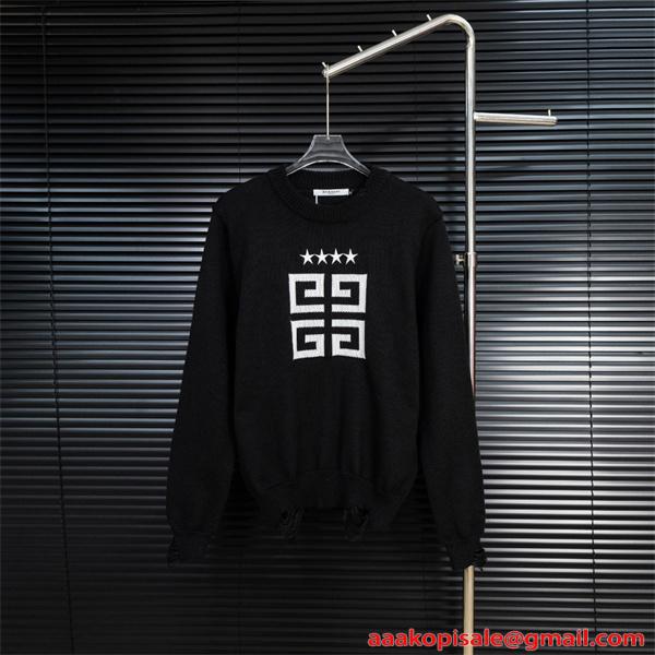 GIVENCHY ジバンシィ コピー 存在感抜群 ニット 秋冬主役 モード系 高級感漂う