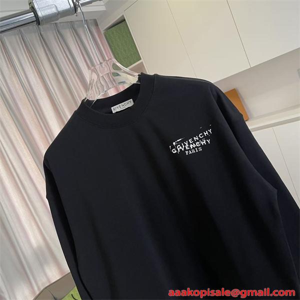  刺繍 GIVENCHY ジバンシィ コピー スウェットシャツ 上質裏毛 ゆったり 人気
