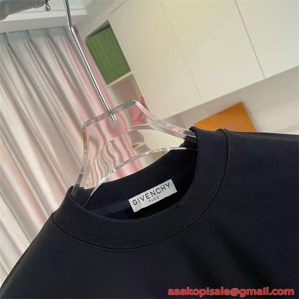  刺繍 GIVENCHY ジバンシィ コピー スウェットシャツ 上質裏毛 ゆったり 人気