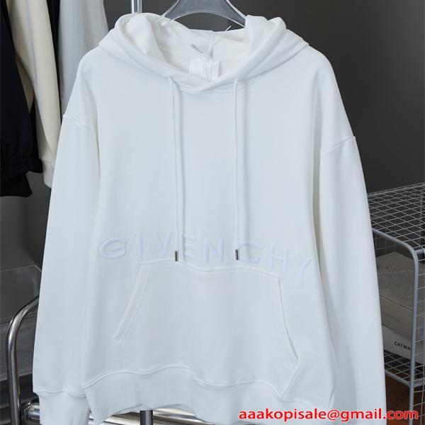  GIVENCHY ジバンシィ コピー パーカー 立体ロゴ 柔軟素材 快適着用 シンプル